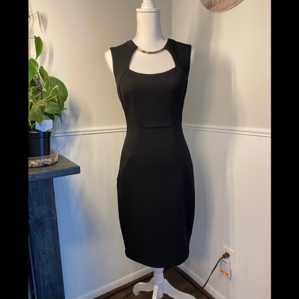 Bisou Bisou Classy Black Dress